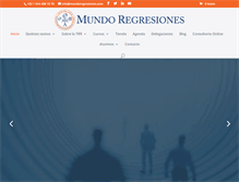 Tablet Screenshot of mundoregresiones.com